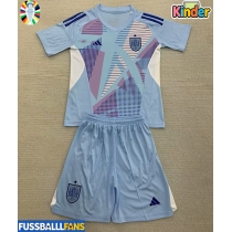 Spanien Torwart Heimtrikotsatz Kinder EM 2024 Kurzarm (+ Kurze Hosen)